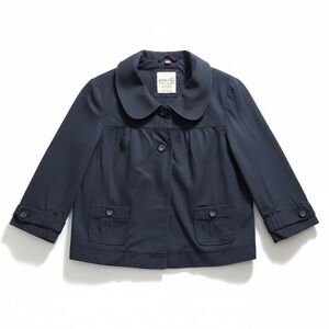 Esprit Girls Navy Polka Dot Coat French Style Jacket
